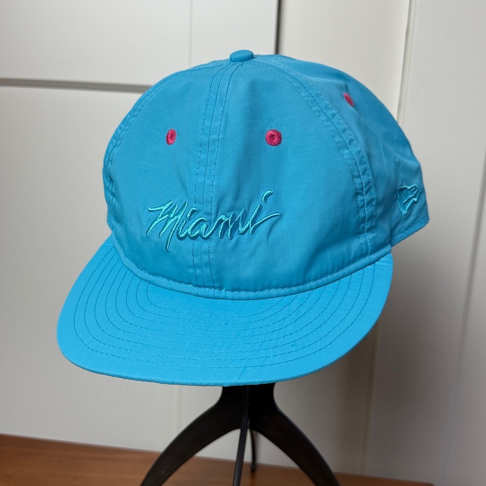 New Era OSFM 9FIFTY Color block Miami Sports Neon snapback